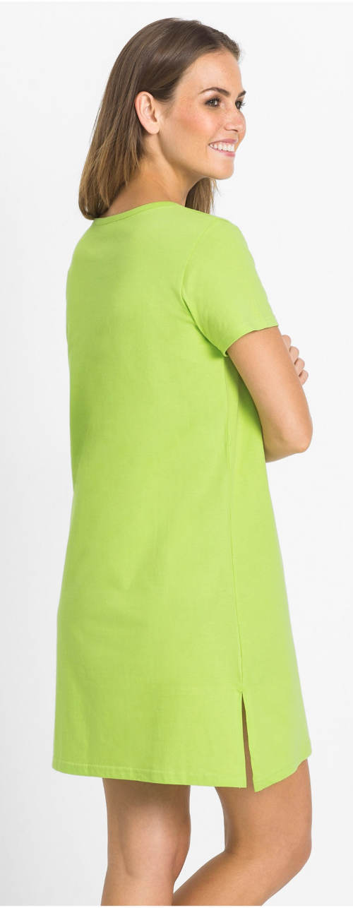 Světle zelená dámská noční košile