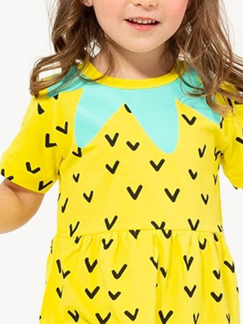 Dívčí noční košilka Ananas
