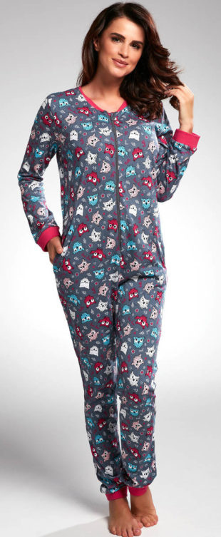 Pohodlné dámské overal pyžamo Cornette