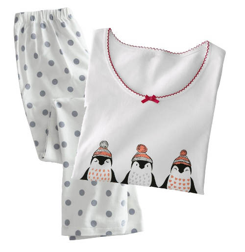 Roztomilé dámské pyžamo