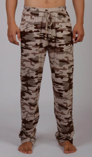 Vojenské maskáčové pyžamové kalhoty