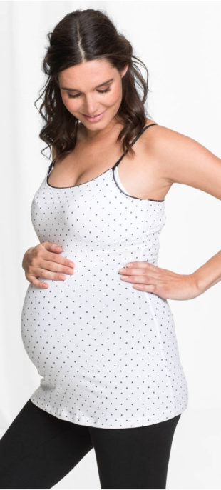 Těhotenské tílko s možností kojení