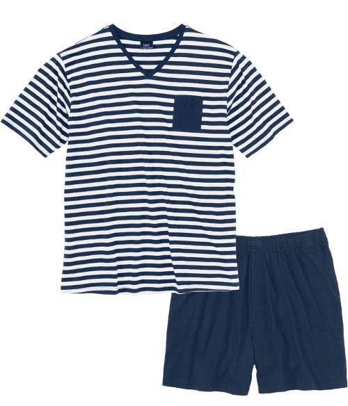 Pánské šortkové pyžamo námořník