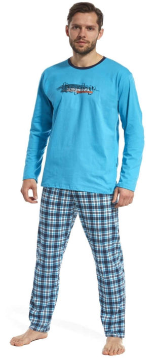 Moderní a pohodlné pyžamo pro muže Display Cornette