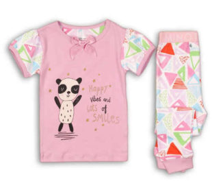 Růžové dětské dívčí pyžamo Minoti