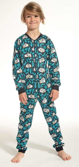 Dětské klučičí overal pyžamo na spaní