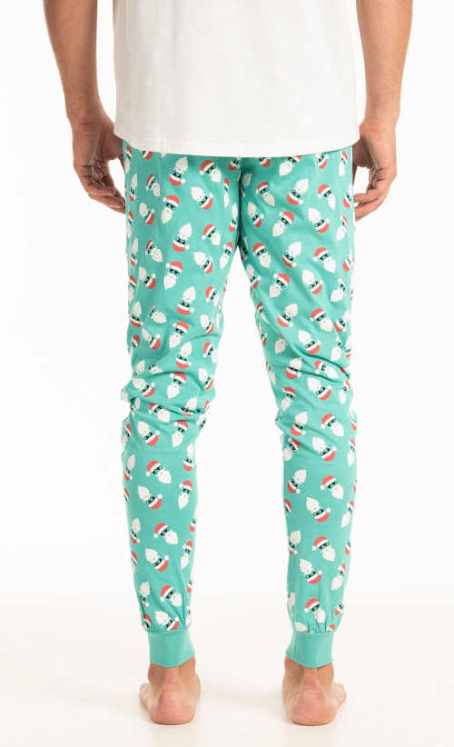 pyžamové pánské kalhoty s vánočním potiskem