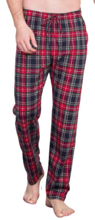 Pánské kostkované pyžamové kalhoty Vienetta Secret Šimon