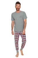 Bavlněné komfortní pánské pyžamo v moderním vzoru