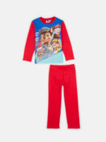 Dětské bavlněné červené pyžamo Tlapková patrola