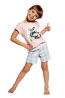 Dívčí krátké bavlněné pyžamo Cornette s obrázkem