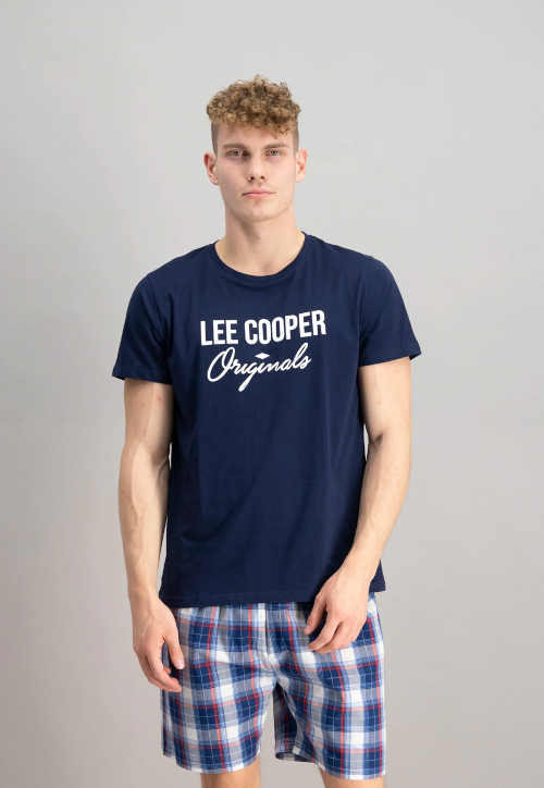 Pánské krátké pyžamo Lee Cooper z příjemné bavlny