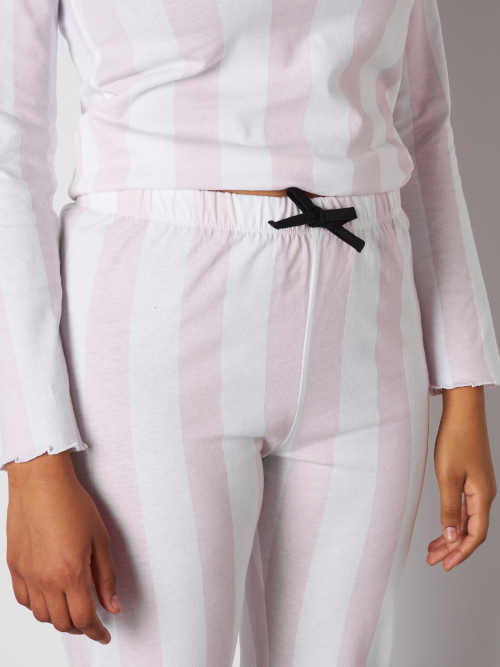 pyžamové kalhoty s mašličkou v pase