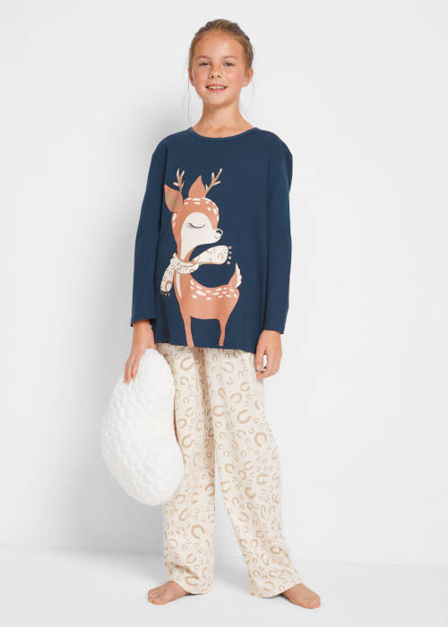 Dětské dlouhé dívčí pyžamo Disney z organické bavlny