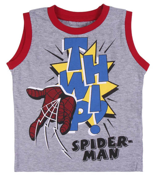 Chlapecké pyžamo Spiderman bez rukávů