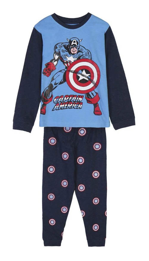 Modré dětské pyžamo Marvel Captain America